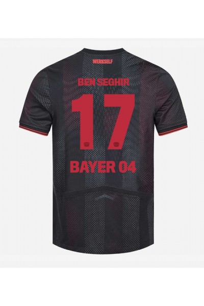 Bayer Leverkusen Eliesse Ben Seghir #17 Jalkapallovaatteet Kotipaita 2025-26 Lyhythihainen Bayer Leverkusen Eliesse Ben Seghir #17 Jalkapallovaatteet Kotipaita 2025-26 Lyhythihainen